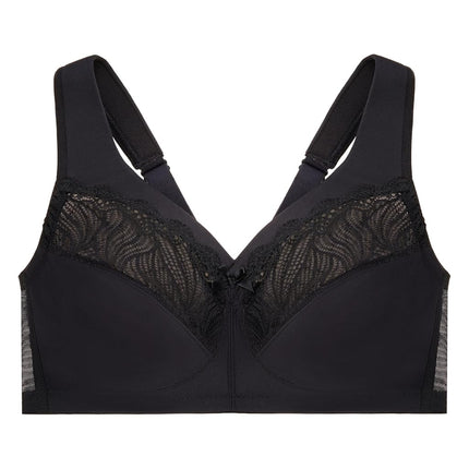 Glamorise MagicLift Natural Shape Support Wirefree Bra 1010 (Women's & Women's Plus) Black