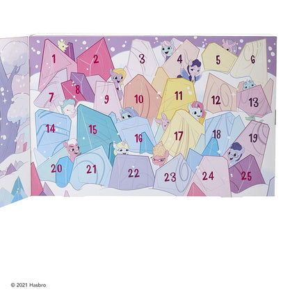 My Little Pony: A New Generation Movie Snow Party Countdown Advent Calendar Toy for Kids - 25 Surprise Pieces, Including 16 Pony Figures (Amazon Exclusive)