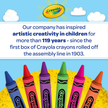 CRAYOLA Pack of 200 Markers Black, Brown, Green, Grey, Orange, Pink, Red, Purple, Yellow