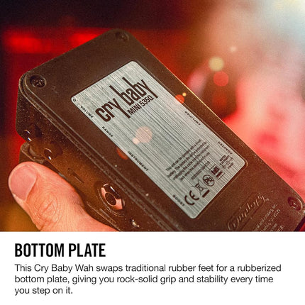 Jim Dunlop JD-CBM535Q Cry Baby Mini WAH Guitar Effects Pedal