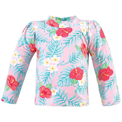 Hudson Baby Conjunto de protector de erupción unisex para bebé, floral tropical, 3-6 meses, protector de erupción, flores