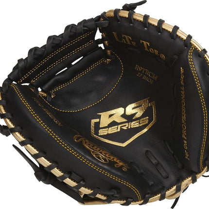 Rawlings | R9 Baseball Catcher's Training Mitt | 27" |1-Piece Solid Web | Right Hand Throw