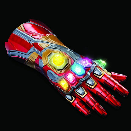 Avengers Marvel Legends Series Iron Man Nano Gauntlet Articulated Electronic Fist with Lights and Authentic Movie Sounds and Removable Infinity Stones