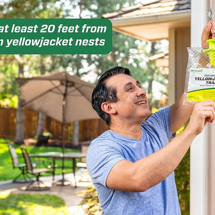 Rescue! Disposable Summer Yellowjacket Trap - Central & Eastern Formula - 6 Traps