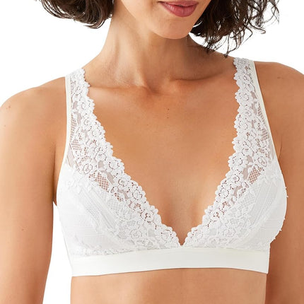 Wacoal Women's Embrace Lace Soft Cup Bra, White, 3