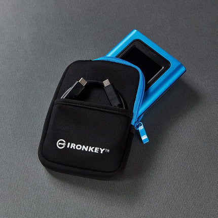 Kingston IronKey Vault Privacy 80 - External SSD - FIPS 197 Certified & XTS-AES 256-bit Encrypted- Up to 250MB/s read, 250MB/s write - IKVP80ES/960G