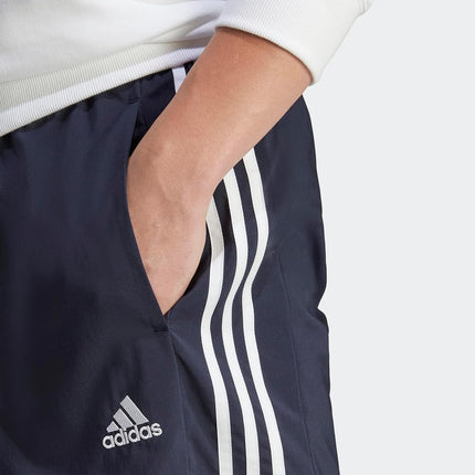 adidas Men's Essentials Single Jersey 3-Stripes Shorts, Ink/White, Small