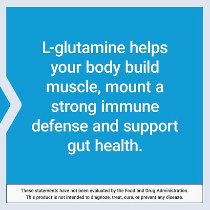 Life Extension L-Glutamine 500 mg 100 Vegetarian Capsules