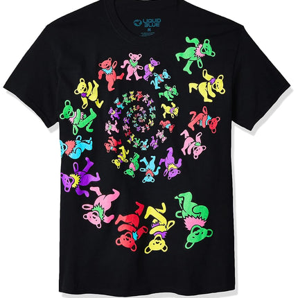 Liquid Blue Unisex's Grateful Dead Spiral Bears Bl