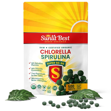 Spirulina Chlorella Cracked Cell Wall Super 50-50 