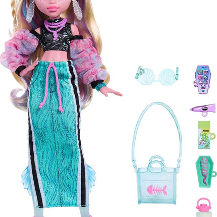 Monster High Lagoona Blue Doll with Pet Piranha