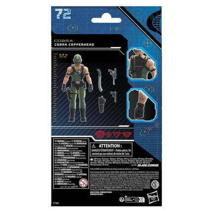 G. I. Joe Classified Series Cobra Copperhead, Collectible G.I. Joe Action Figures, 72, 6 inch Action Figures for Boys & Girls, with 4 Accessories