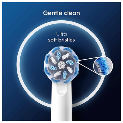 Oral-B Pro Sensitive Clean Electric Toothbrush Heads, 10 Count - Extra Soft Bristles, Original Replacement Brush Heads, Deep Plaque Removal, Gentle Cleaning for Teeth & Gums, Mailbox Compatible,