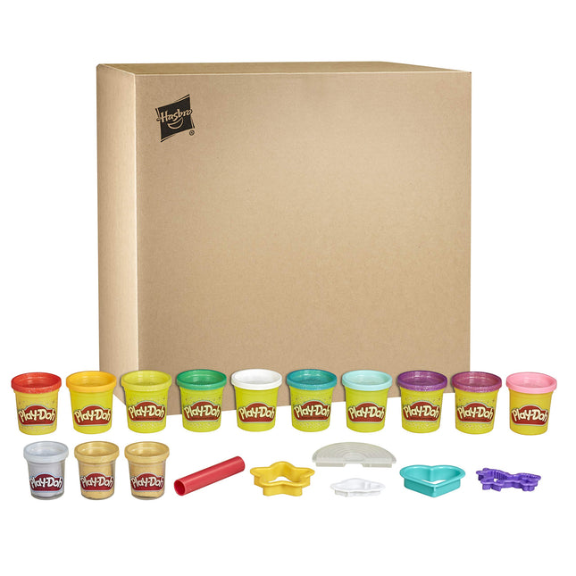 Play-Doh Unicorn Theme 13-Pack of Non-Toxic Modeling Compound for Kids 3 Years and Up Including Sparkle and Metallic Colors Plus 6 Tools (Amazon Exclusive)