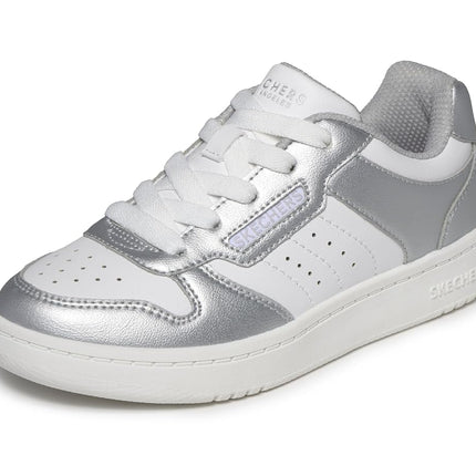Skechers Quick Street Trainer Silver/White
