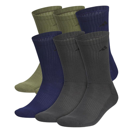 adidas Mens Athletic Cushioned Crew Socks With Arc