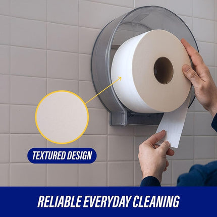 Genuine Joe 2-ply Jumbo Roll Dispnsr Bath Tissue
