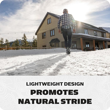 YakTrax Pro Traction Cleats, 360-Degree Grip On Snow, Ice & Multi-Terrain