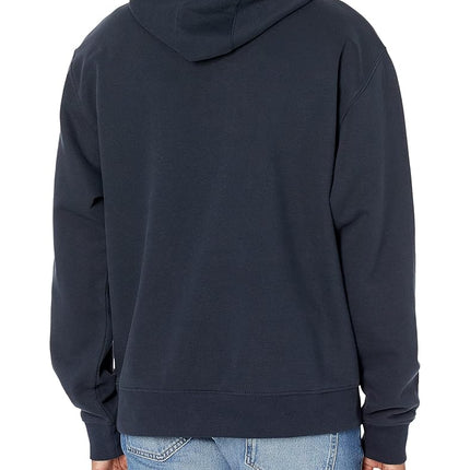 Dickies Men's Pullover Fleece Hoodie Jacket, Dark Navy, S