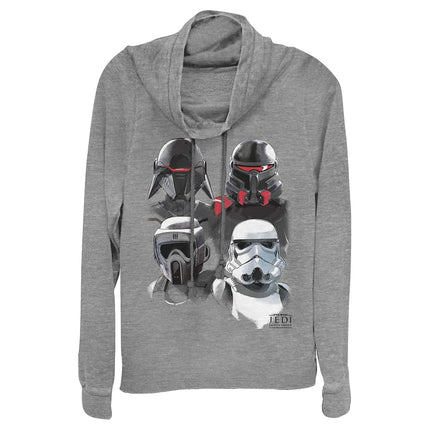 Sweat-shirt à capuche Star Wars pour enfant Jedi: Fallen Order L'escadron d'inquisiteurs de Dark Vador – Gris chiné – 2XL, Gris chiné, 2XL