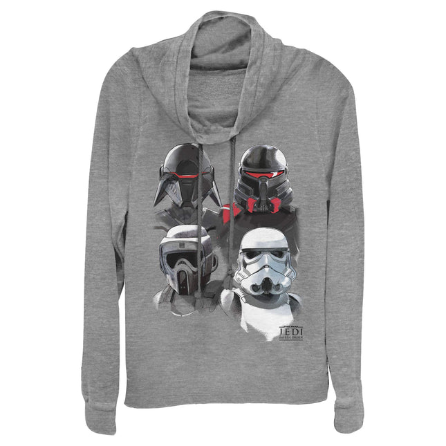 STAR WARS Junior's Sweater, Gray Heather, X-Small