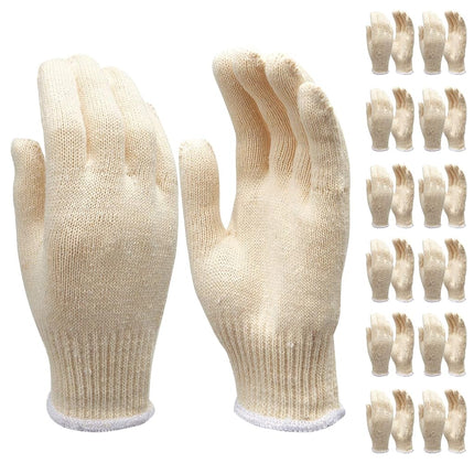 Safety gloves white cotton bbq heat liners grillin