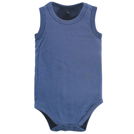 Hudson Baby Unisex Baby Cotton Sleeveless Bodysuits, Surfer Dude, 9-12 Months