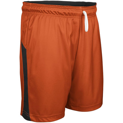 Pantalones Cortos Reversibles de Baloncesto CHAMPRO Swish para Niño, Naranja, Negro, Mediano
