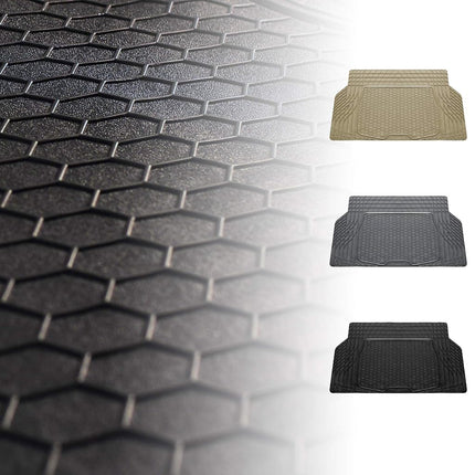 FH GROUP Climaproof™ for All Weather Protection Universal Fit Cargo Mats Fits Most Cars, SUVs, and Trucks (Semi Custom Trimmable Vinyl,55 x 32 Inches) Gray