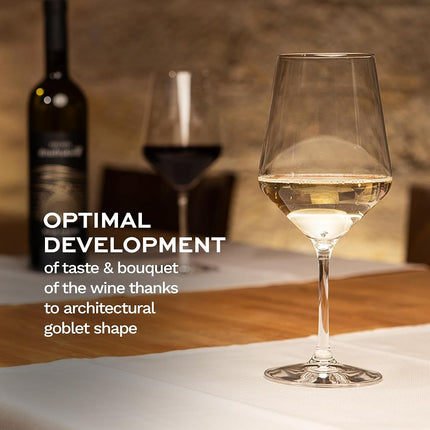 Stolzle Lausitz Revolution White Wine Glass 6 Piece Set, 365 ml Capacity