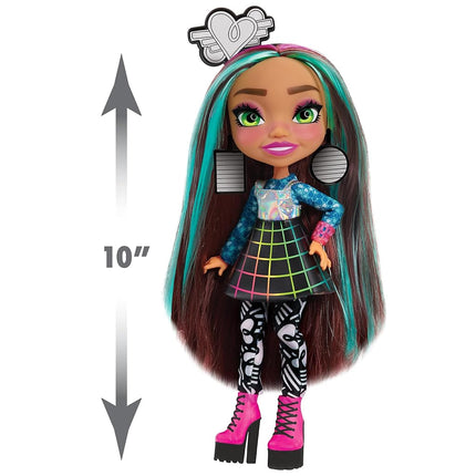 Just Play Art Squad Nene Doll and Accessories 10 Inch with Craft Engraving Project Toy for Children Aged 3+