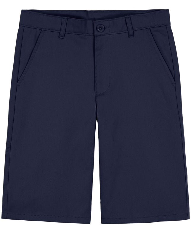 Nautica Boys' School Uniform Flat Front Twill Shor