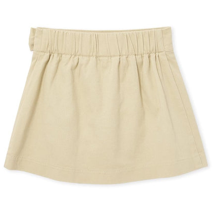 The Children's Place Lote de 2 Faldas Pantalón Plisadas con Lazo de Uniforme para Bebés Niñas, Sandy 2-Unidades, 5T