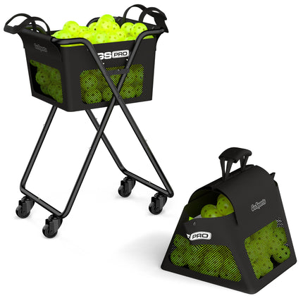 GoSports Ball Caddy with Wheels - Portable Cart Ho