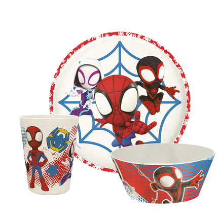 Zak Designs Marvel Spider-Man Dinnerware Set for K