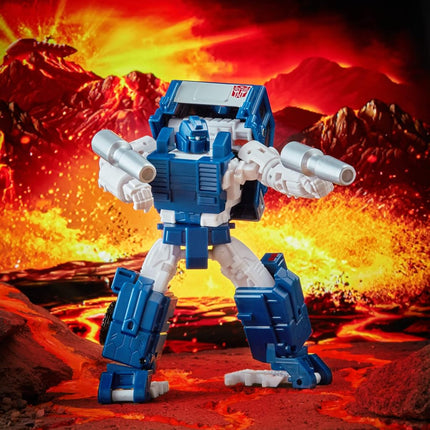 TRANSFORMERS - Generations - War for Cybertron: Kingdom - 5.5inch WFC-K32 Autobot Pipes - Deluxe Class - Collectible Action and Toy Figures - Toys for Kids - Boys and Girls - F0682 - Ages 8+