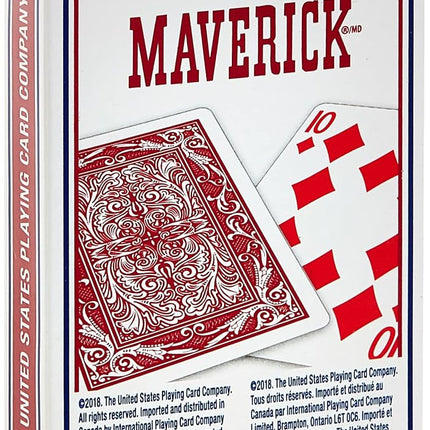 Maverick Standard Index Playing Cards, 1 CT (Colors May Vary)