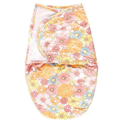 Hudson Baby Infant Girl Plush Faux Fur Swaddle Wra