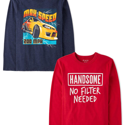 The Children's Place Boys' Assorted Everyday Long 