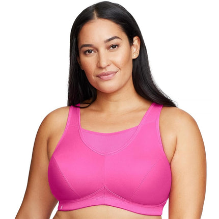 Glamorise No-Bounce Camisole Sports Wirefree Bra 1066 (Women's & Women's Plus) Rose Violet