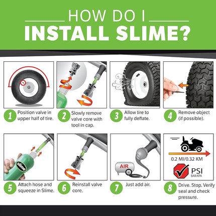 Slime 10163 Tubeless Tire Sealant, 1 Gallon