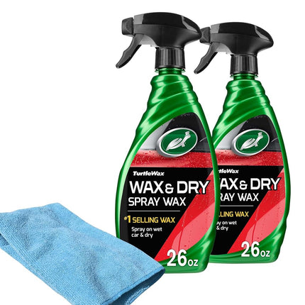 Turtle Wax 50834 1-Step Wax & Dry-26 oz. Double Pa