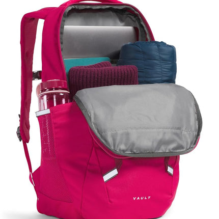 THE NORTH FACE Women's Vault Everyday Laptop Backpack, Lali Guran/Rhododendron, One Size, Vault Everyday Laptop Backpack | Commuter Travel Bag With Water-repellent Finish, Spacious Main Compartment