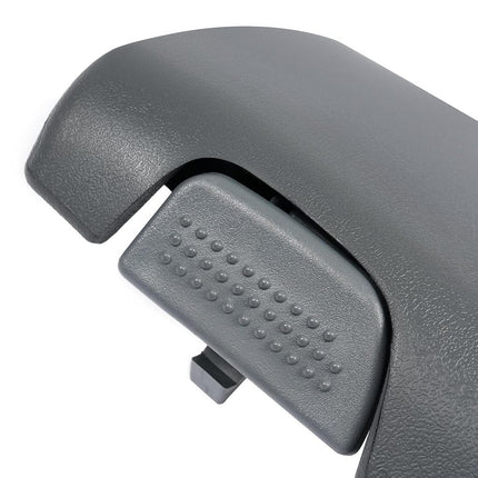 HECASA Center Console Lid Armrest Door Compatible with 1997-2002 Chevrolet Camaro Pontiac Firebird Replacement for 10421355 Plastic Gray