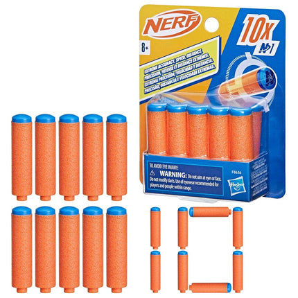 Nerf N Series N1 Darts, Includes 10 Refill Darts, Compatible Only with Nerf N Series Blasters, Outdoor Games, Ages 8+