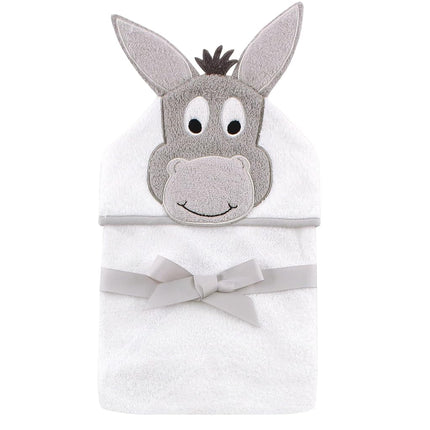 Hudson Baby Unisex Baby Cotton Animal Face Hooded 