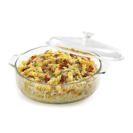 Libbey Baker's Basics Glass Casserole Dish with Co
