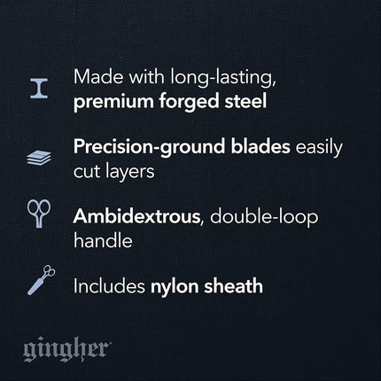 Gingher 01-005278 Knife Edge Sewing Scissors, 5-Inch [Kitchen]