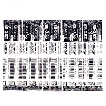 Zebra 0.5mm Black Gel Ink Refill (RJSB5-BK), for Z