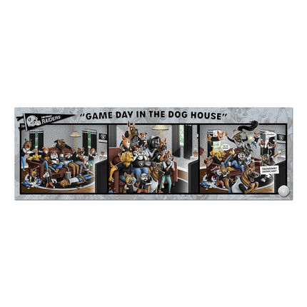 YouTheFan NFL Las Vegas Raiders Puzzle de 1000 pièces "Jour de Match dans la Nichette"